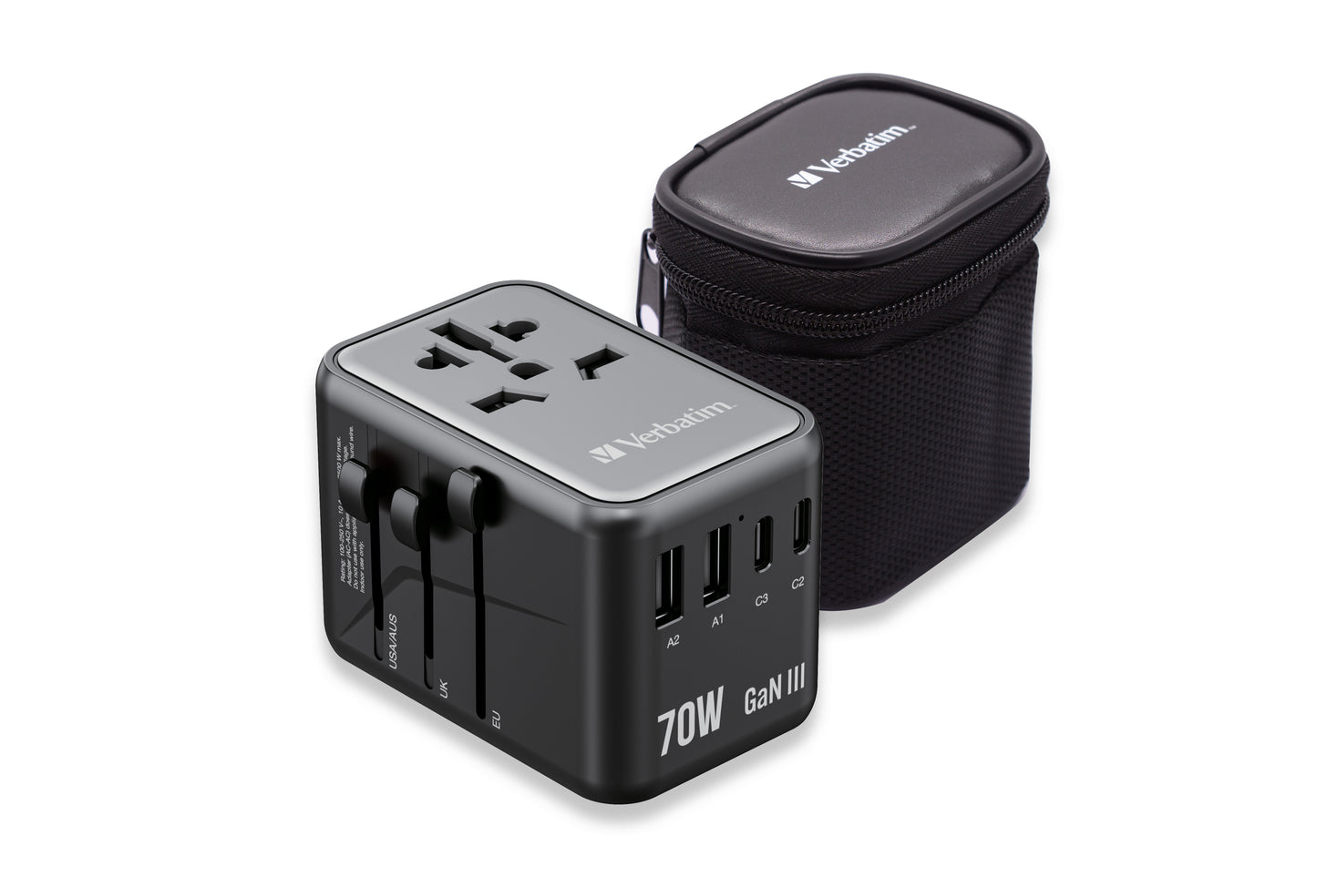 GaN III 70W 通用旅行轉插 (UTA-09) 32124