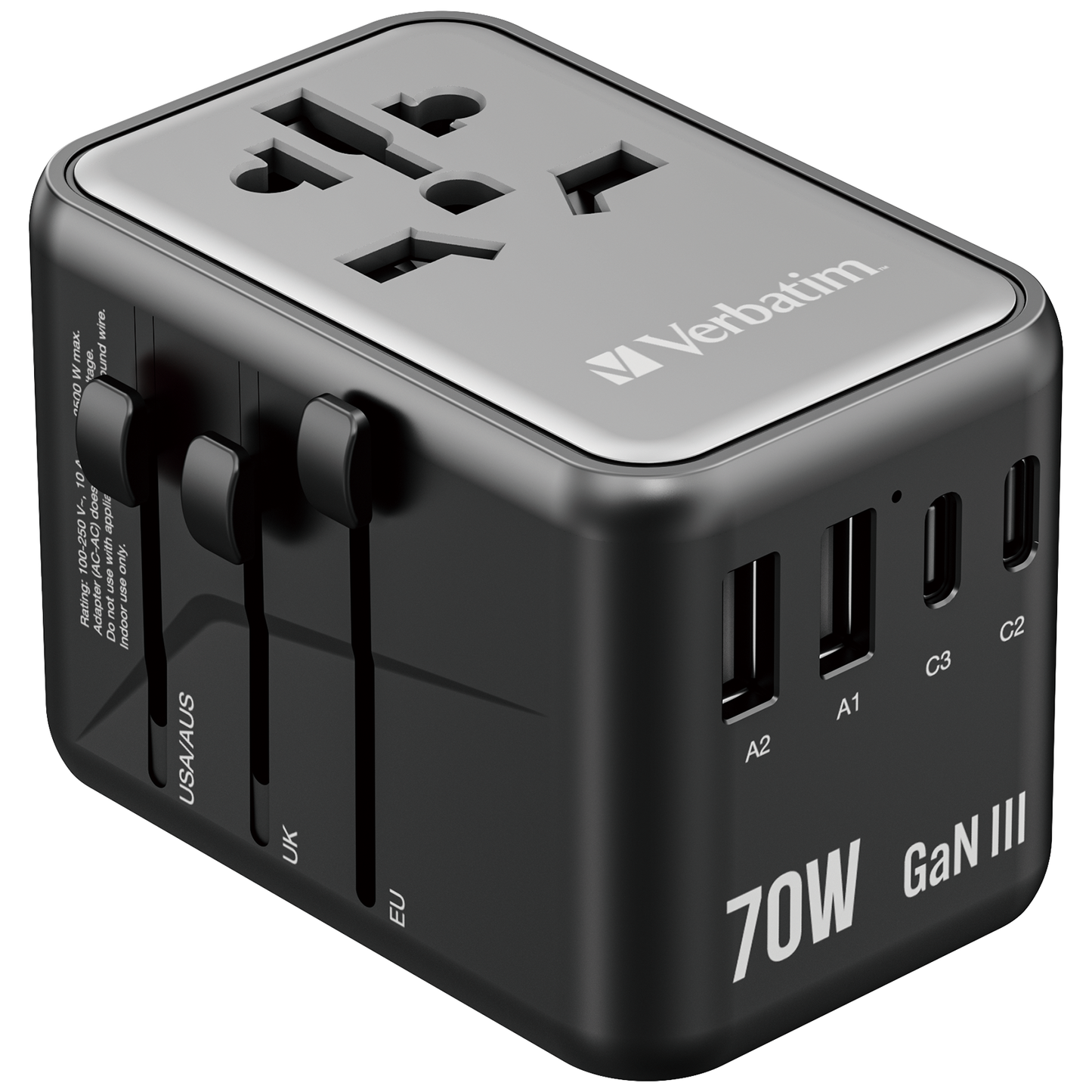 GaN III 70W 通用旅行轉插 (UTA-09) 32124