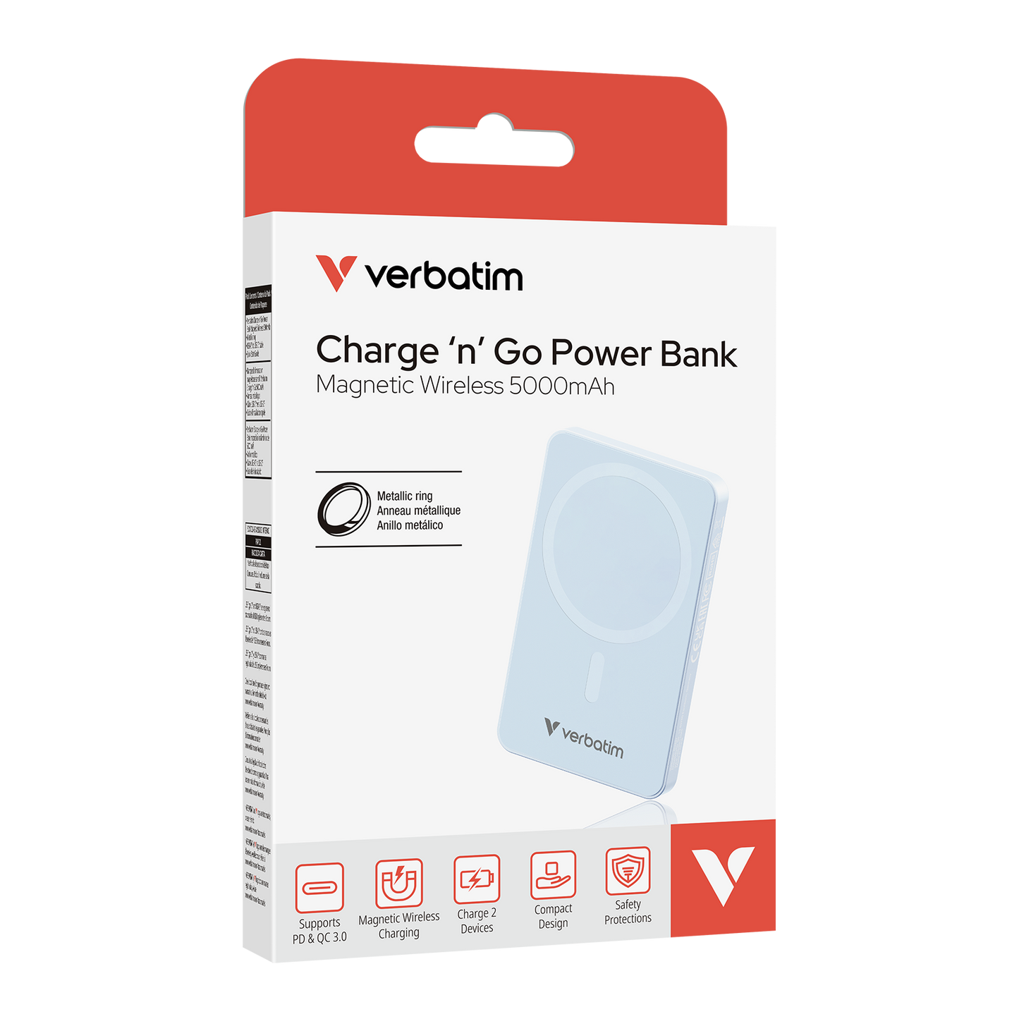 5000mAh 磁吸無線流動充電池 32225 32144