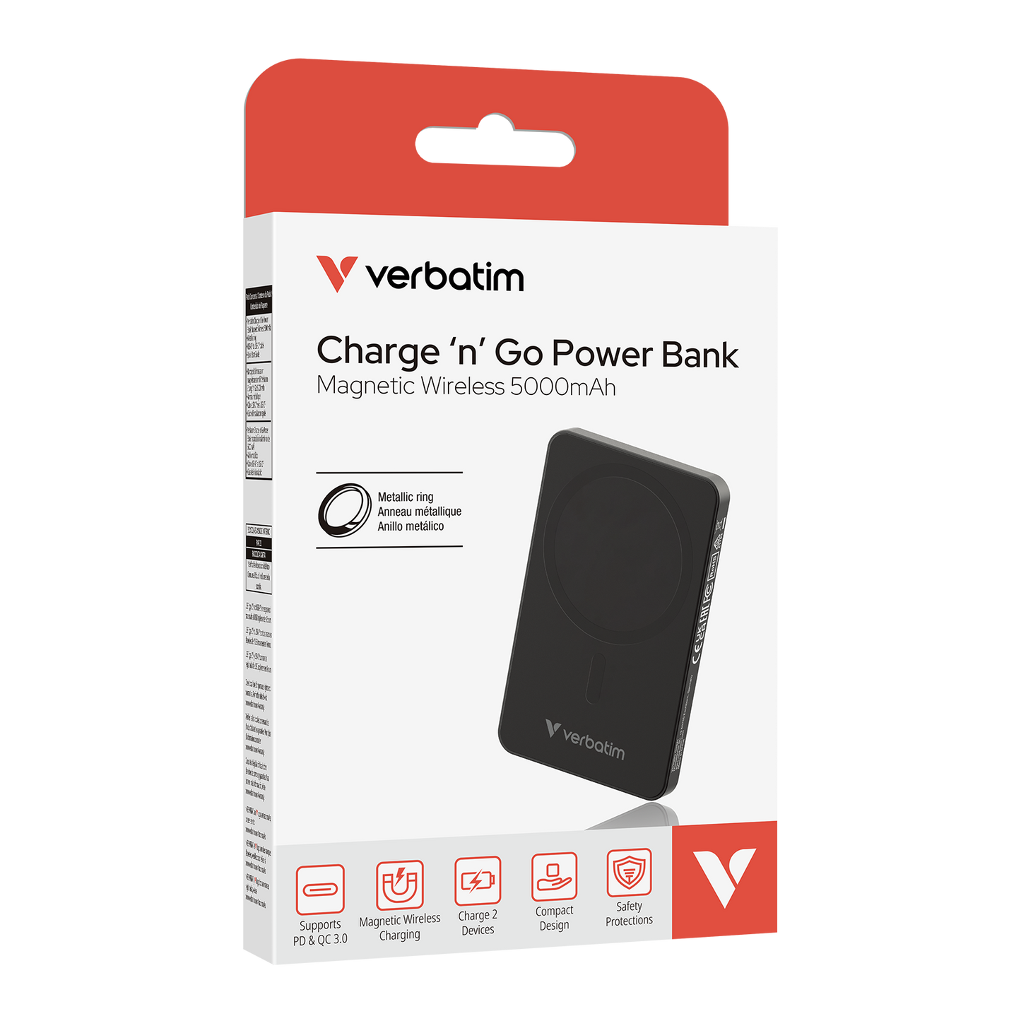 5000mAh 磁吸無線流動充電池 32225 32144
