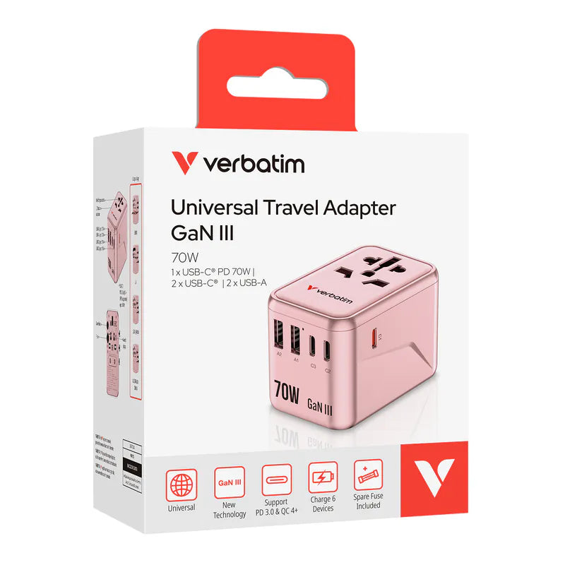 GaN III 70W 通用旅行轉插 (UTA-09) 32124