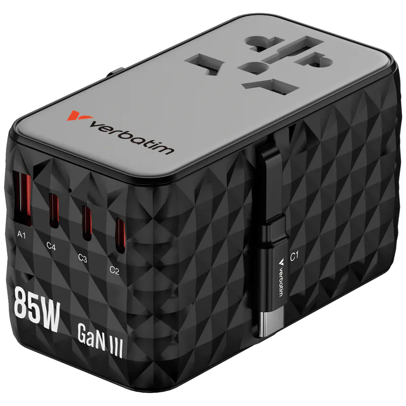 Charge 'n' Travel Diamond 85W 通用旅行轉插連伸縮充電線 (CNT-02)