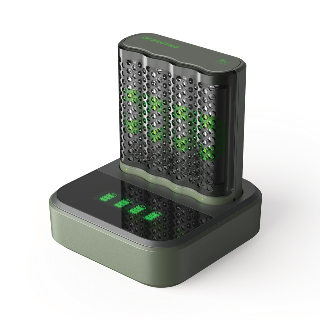 Recyko 快快充 充電器(USB) M452 及底座 D451 連4粒 2600mAh AA鎳氫充電池