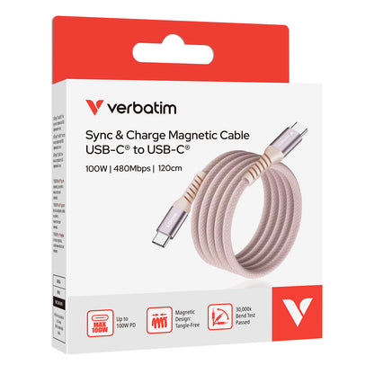 100W USB-C 至 USB-C 磁吸充電傳輸線 (SCC2-CCM100)