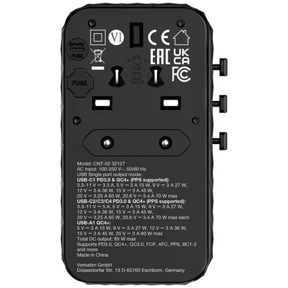 Charge 'n' Travel Diamond 85W 通用旅行轉插連伸縮充電線 (CNT-02)
