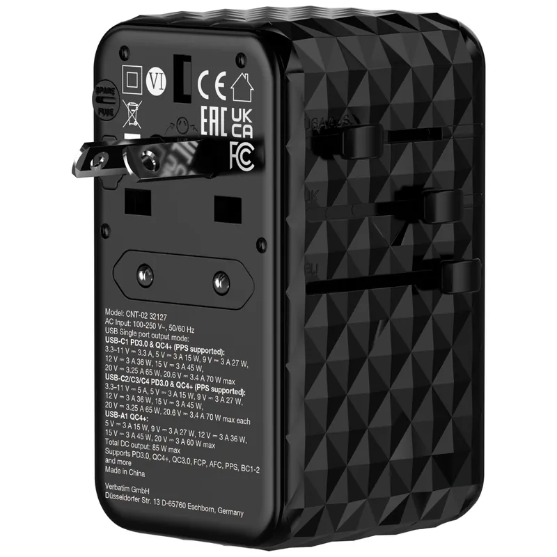 Charge 'n' Travel Diamond 85W 通用旅行轉插連伸縮充電線 (CNT-02)