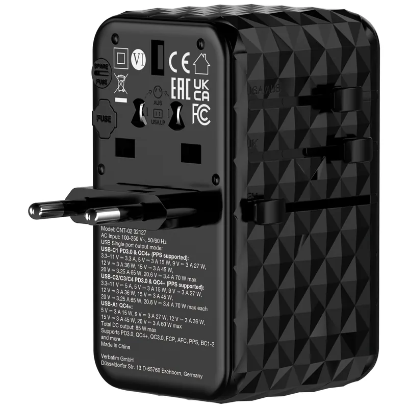 Charge 'n' Travel Diamond 85W 通用旅行轉插連伸縮充電線 (CNT-02)