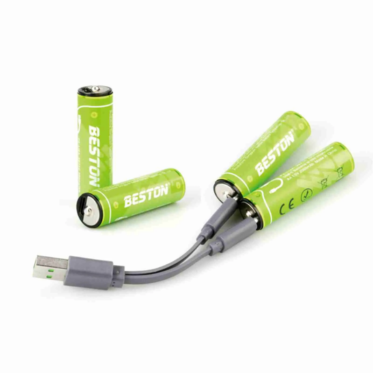 AA 1.5V USB-C充電池 4粒裝 3000mWh
