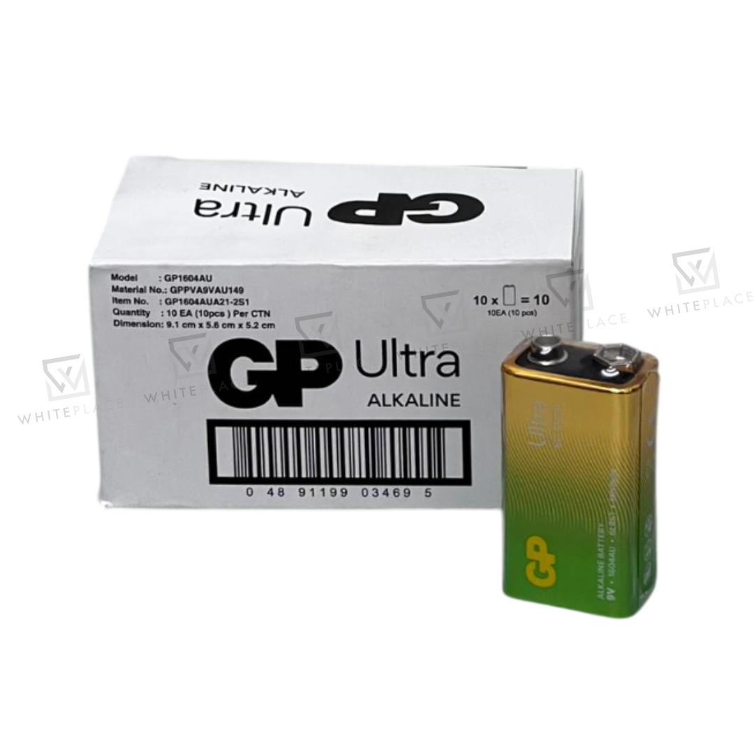 Ultra特強鹼性電池 9V 1粒 (優惠裝)